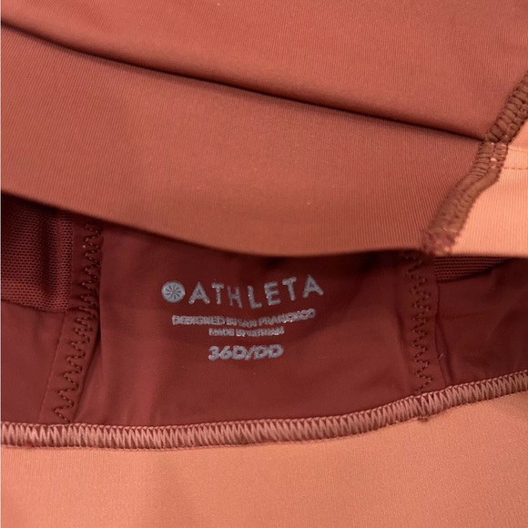 Athleta Women's Hustle Bra in SuperSonic Color Russet Brown Size 36 D/DD - Picture 5 of 5